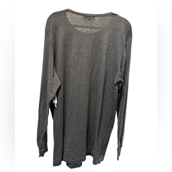 NWT Kinetix Casual Luxury Men’s Black Heather Long Sleeve Lightweight - Size XXL - Picture 2 of 6